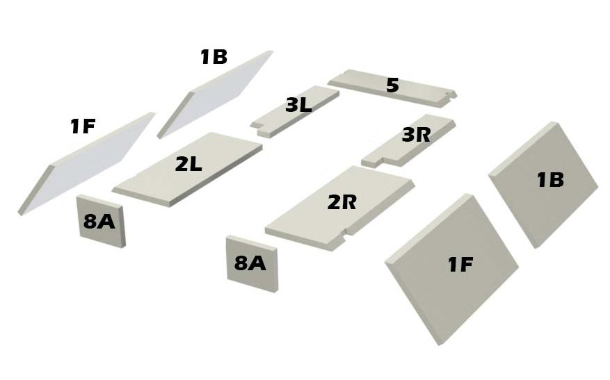 Ceramic Heater Tiles