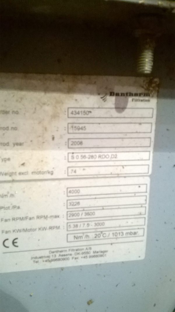 SO 56 -250 D2 7.5kw Fan