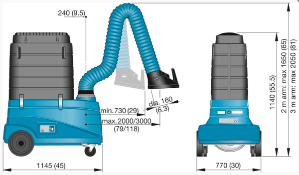 Mobile Welding Extractior